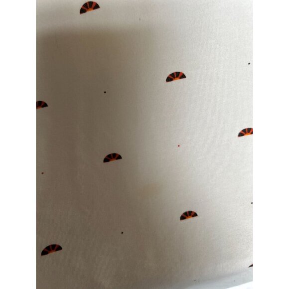 Scotch & Soda Cream T-Shirt With Taco Print Cotton/Elastane Blend Mens Size M - Picture 8 of 8